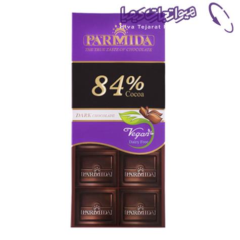شکلات تلخ تخته ای 84 درصد پارمیدا 80 گرمی